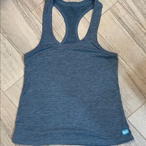 Blue Racerback Tank Top